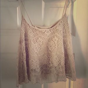 Lace crop top